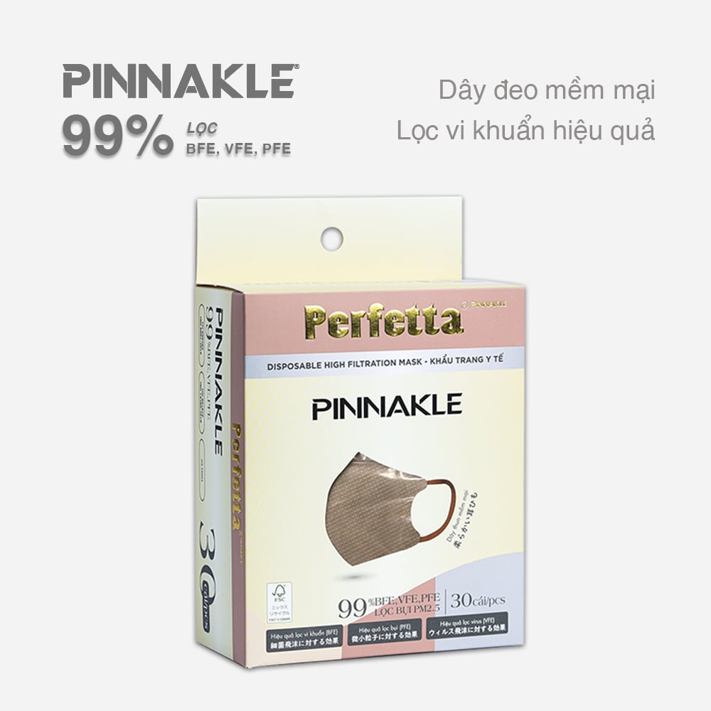Khẩu Trang Cao Cấp Pinnakle – Đẳng Cấp Bảo Vệ, Thoải Mái Mọi Nơi