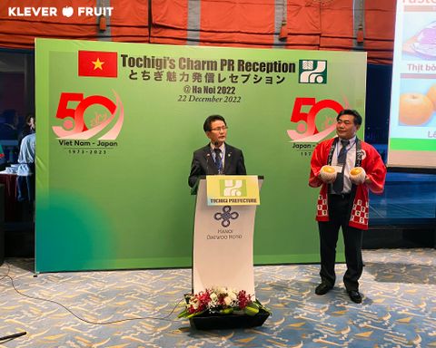 KLEVER FRUIT VINH DỰ THAM GIA SỰ KIỆN LAN TRUYỀN SỨC HẤP DẪN CỦA TỈNH TOCHIGI NHẬT BẢN