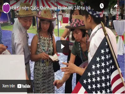Lễ Kỷ niệm Quốc Khánh Hoa Kỳ lần thứ 240 tại Hà Nội, 7/2016
