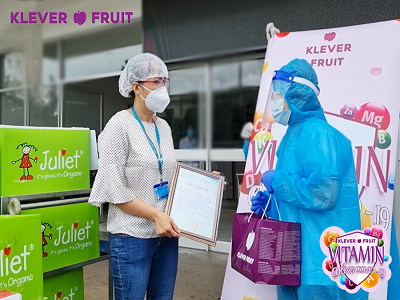 1 TẤN TRÁI CÂY TƯƠI ĐƯỢC KLEVER FRUIT GỬI TẶNG ĐẾN CÁC BỆNH VIỆN TẠI TP HCM