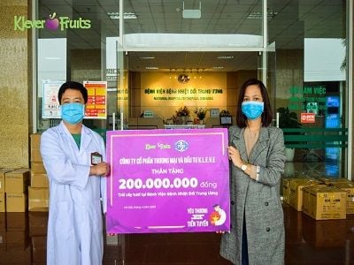 KLEVER FRUIT CAM KẾT TÀI TRỢ 1 TỶ ĐỒNG TRÁI CÂY TƯƠI CHUNG TAY CHỐNG COVID-19