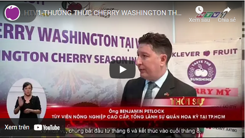 HTV1-Lễ khai mạc mùa cherry Washington 2020 tại Việt Nam