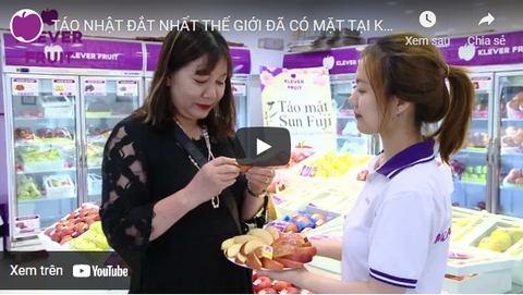 Táo Nhật đắt nhất thế giới lần đầu tiên có mặt tại Việt Nam