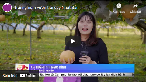 Trải nghiệm vườn trái cây Nhật Bản