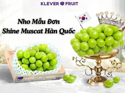 Nho Mẫu Đơn Hàn Quốc – Viên Ngọc Xanh Cho Lối Sống Lành Mạnh
