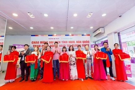 CHÀO MỪNG ĐẠI DIỆN TỈNH NAJU, HÀN QUỐC THAM DỰ LỄ HỘI LÊ NAJU TẠI KLEVER FRUIT