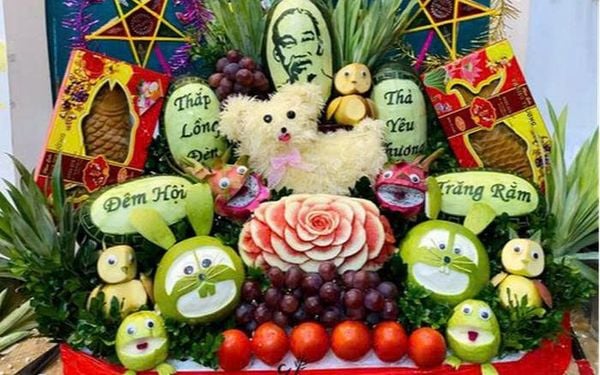mâm ngũ quả trung thu cho các bé