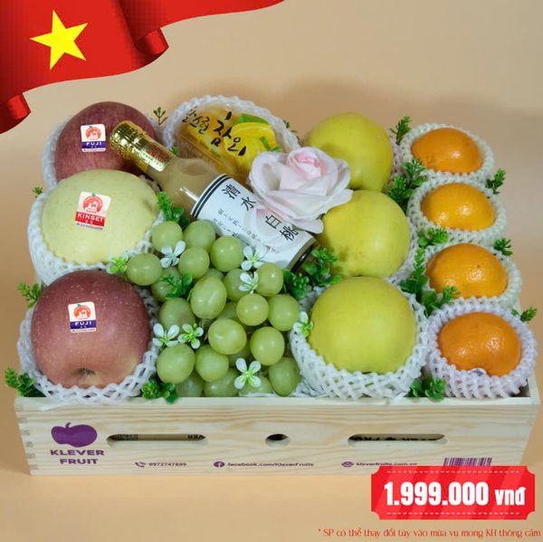 Hộp Quà Đón Hè Tươi Mới – Quà Tặng Trái Cây Nhập Khẩu 30/4 tại Klever Fruit