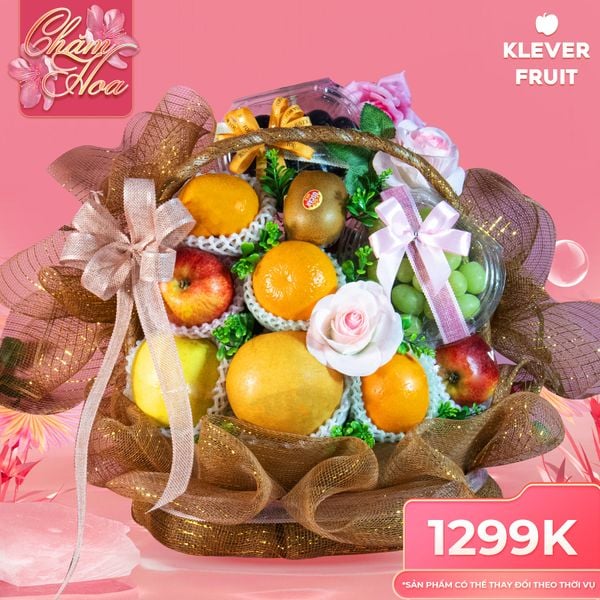 Giỏ Quà 08/03 Thanh Khiết Tròn Đầy – Lựa Chọn Đẳng Cấp Dành Tặng Sếp, Đối Tác, Đồng Nghiệp, Giáo Viên