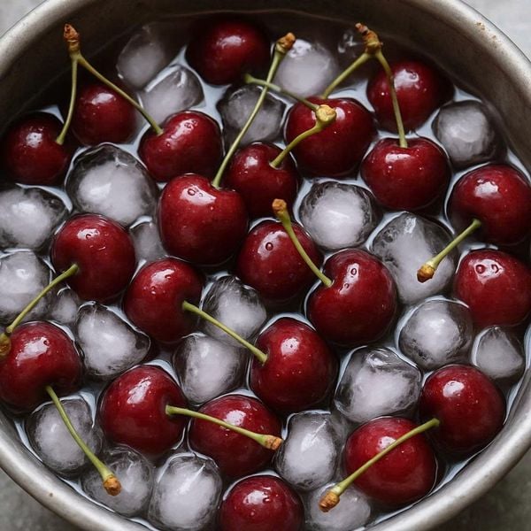 rửa cherry đúng cách