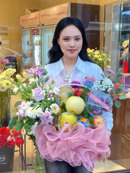 Giỏ hoa đẹp tại Klever Fruit