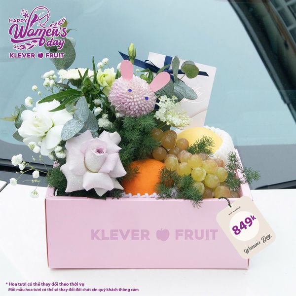 Hộp Quà Hoa Tươi 08/03 Trọn Vẹn