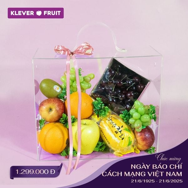 Hộp quà tặng Báo Chí 21/6 tại Klever Fruit