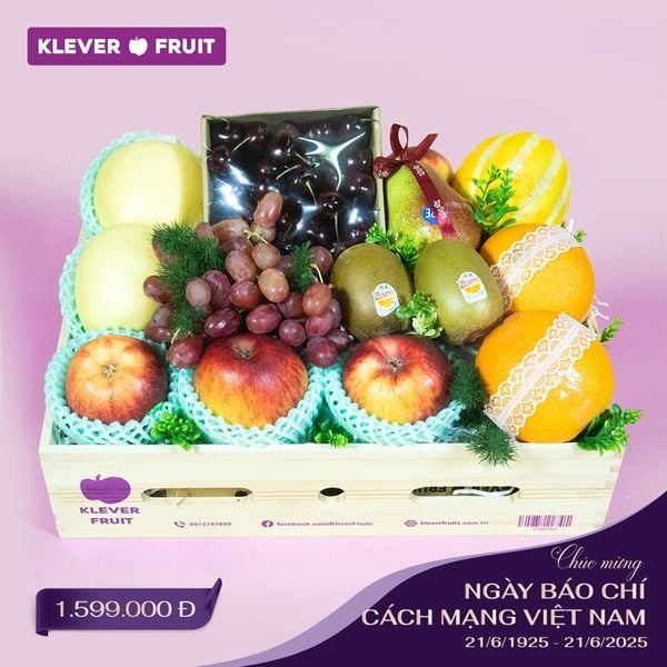 Hộp Quà Báo Chí Việt Nam 21/6 - 1.599k: Tinh Tế Tri Ân Từ Klever Fruit