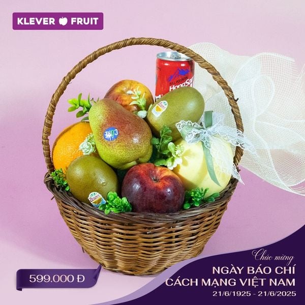 Giỏ Quà Trái Cây – Quà Tặng 21/6 Ý Nghĩa Ngày Báo Chí Việt Nam