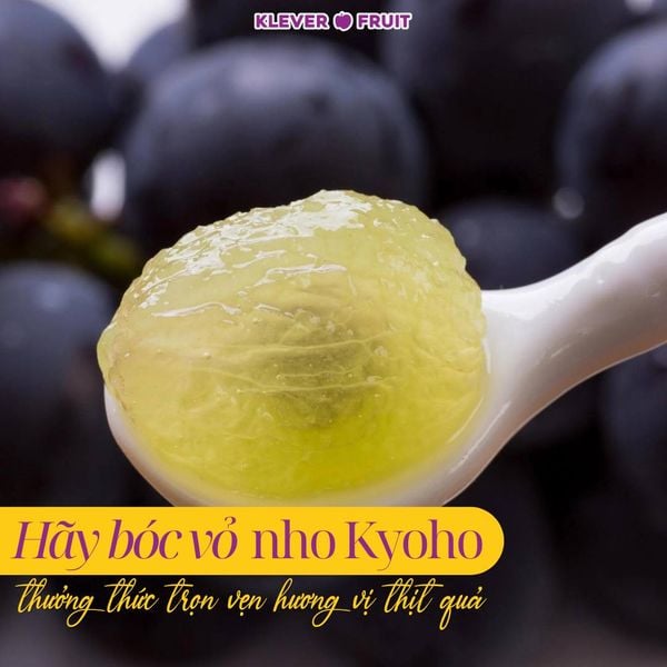 Nho Rượu Kyoho Hàn Quốc – Hương Vị Độc Lạ Cho Người Sành Ăn