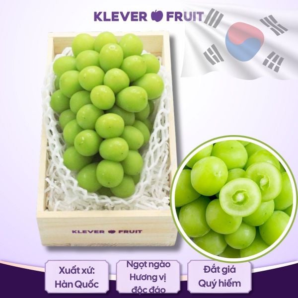 Nho Sữa Shine Muscat Hàn Quốc