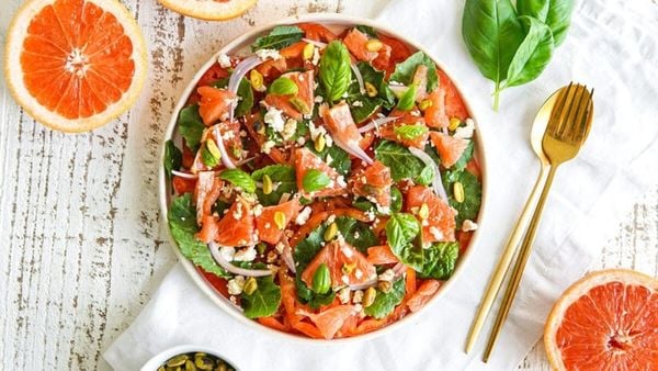 Salad Bưởi Hồng Da Xanh