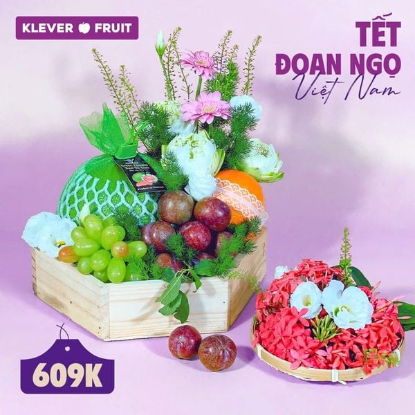 Mâm Trái Cây Tết Đoan Ngọ 03 – Tinh Hoa Cúng Lễ Từ Klever Fruit