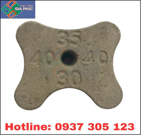 CON KÊ BÊ TÔNG DẦM, ĐÀ, CỘT VÁCH CỤC KÊ BÊ TÔNG DN2 (30*35*40mm)
