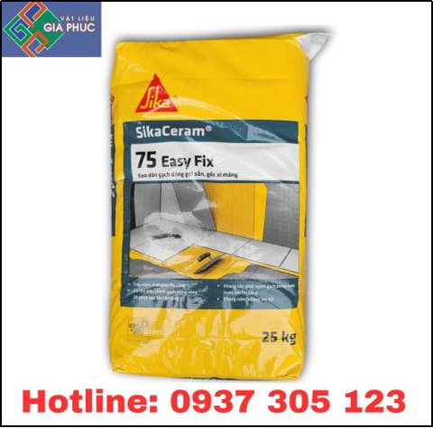 KEO DÁN GẠCH SIKACREAM 75 EASY FIX 25KG