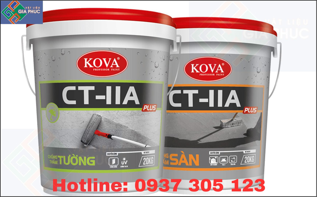 KOVA SÀN CT-11 VÀ TƯỜNG - THÙNG 22KG