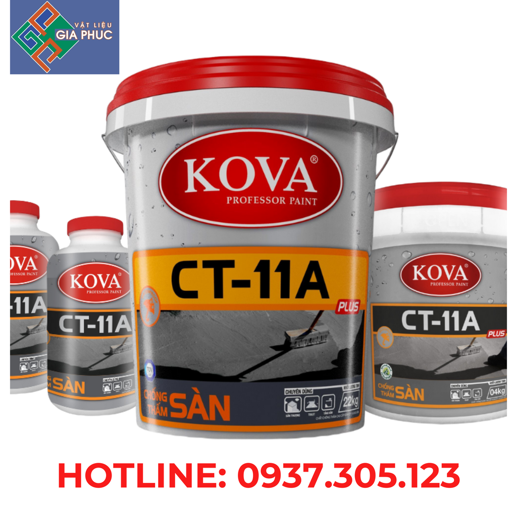 Sơn chống thấm Kova pha xi măng và những điều cần lưu ý