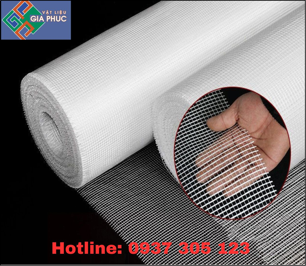 LƯỚI THỦY TINH CHỐNG THẤM 3MM*3MM 45G/M2