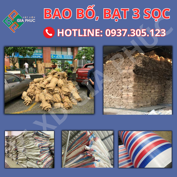 Bao bố và bạt ba sọc