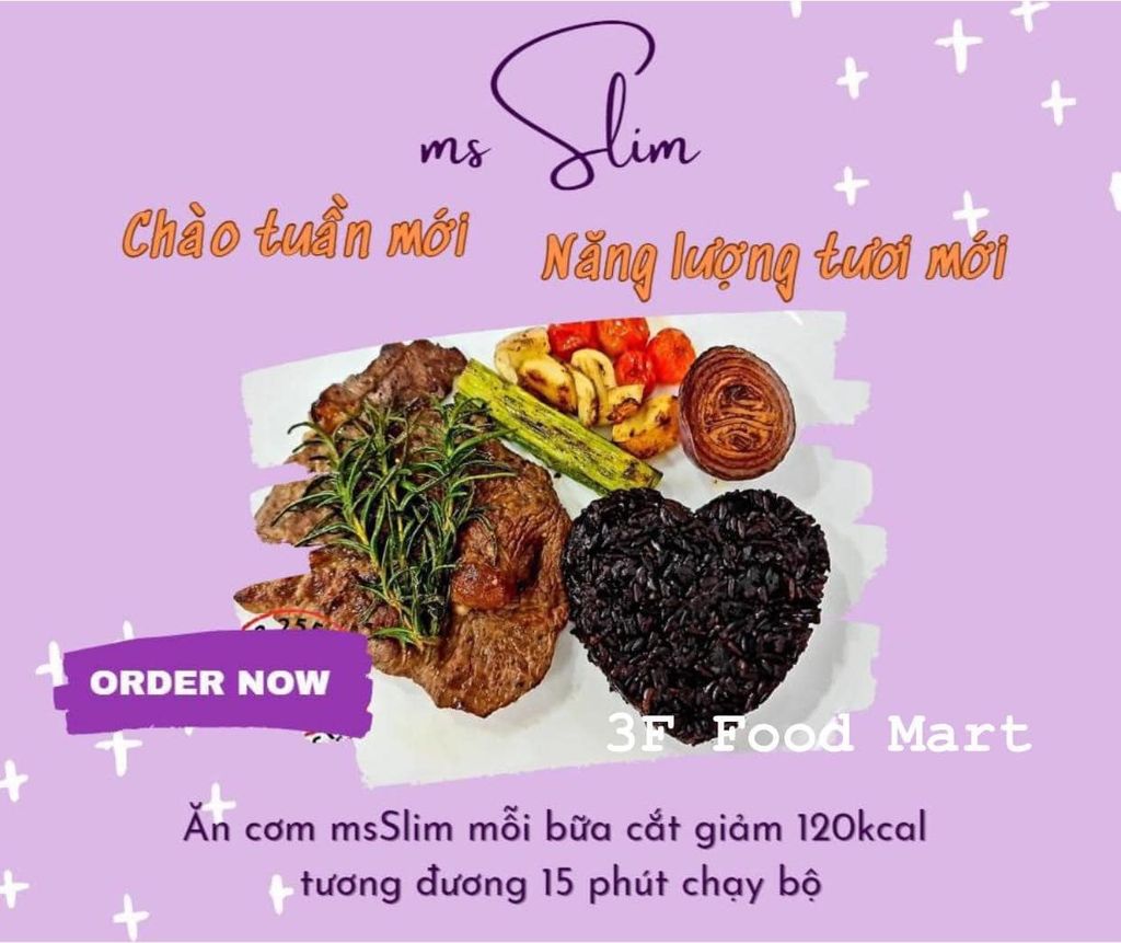 Cơm gạo lứt tím Ms.Slim - Tuyệt chiêu ăn cơm ngon mà dáng vẫn đẹp là đây!!!