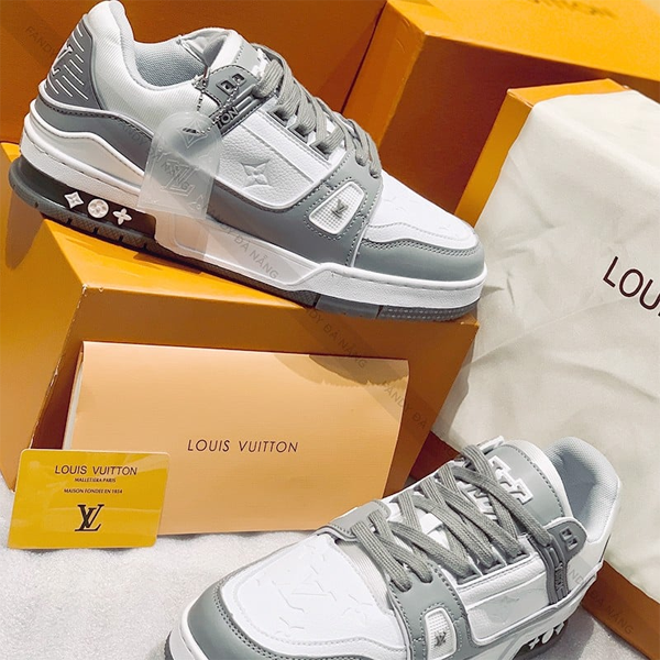 Giày Louis Vuitton LV Trainer Grey White – Fandy