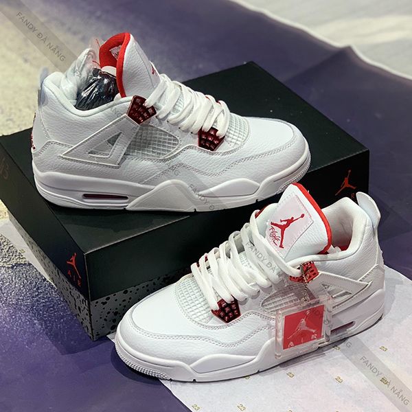 Gi y Nike Jordan 4 Retro Metallic Red GS Fandy