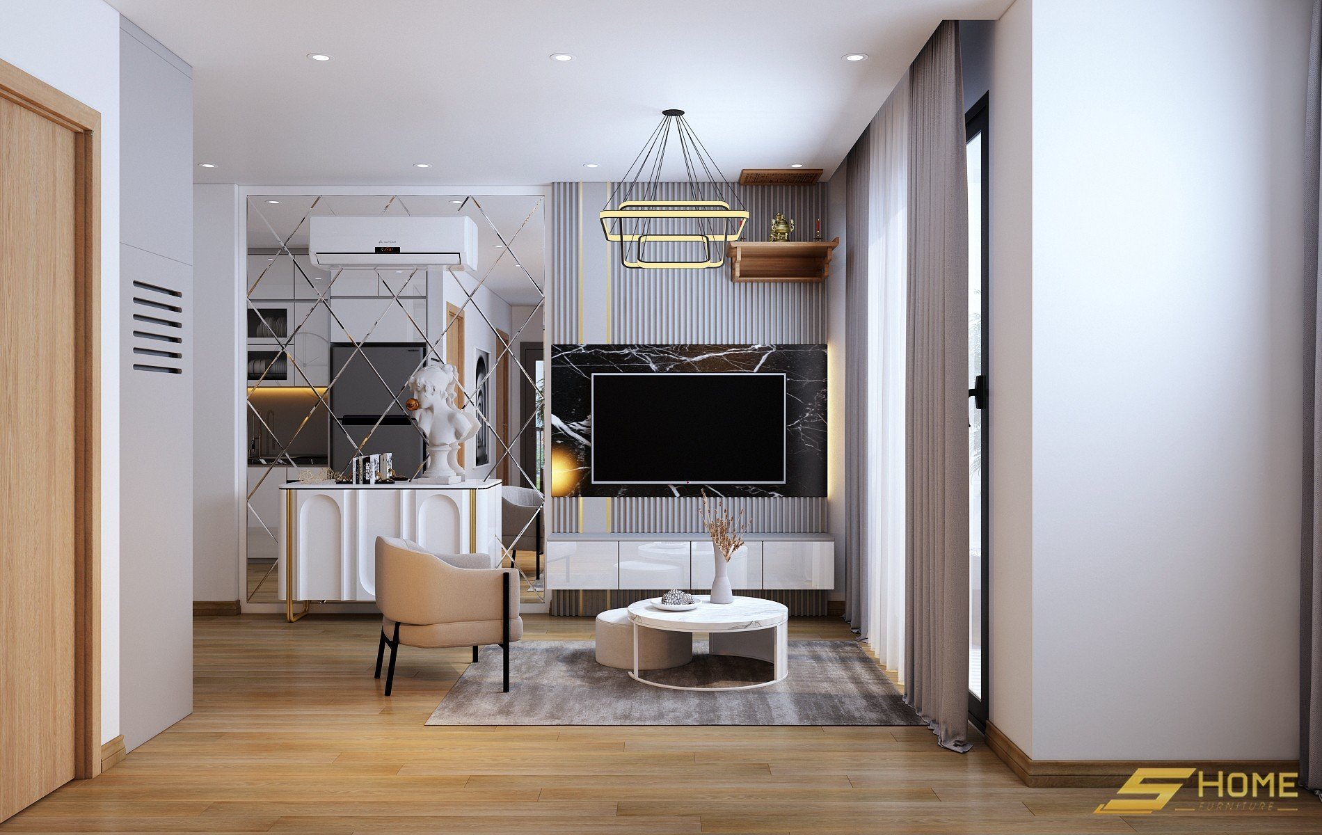 THIẾT KẾ NỘI THẤT CĂN HỘ GS3 - VINHOME SMARTCITY – Noithatshome
