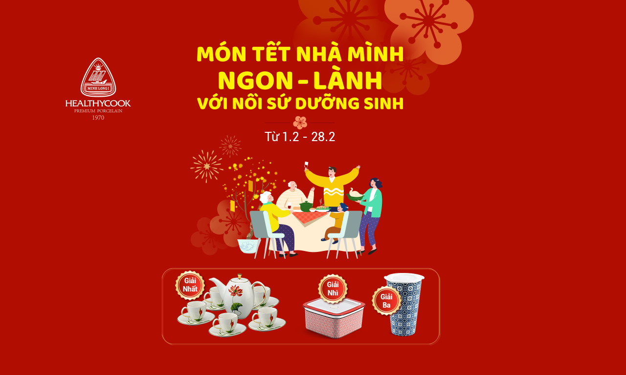 Cuộc thi “Món Tết nhà mình, Ngon – Lành với nồi sứ dưỡng sinh”