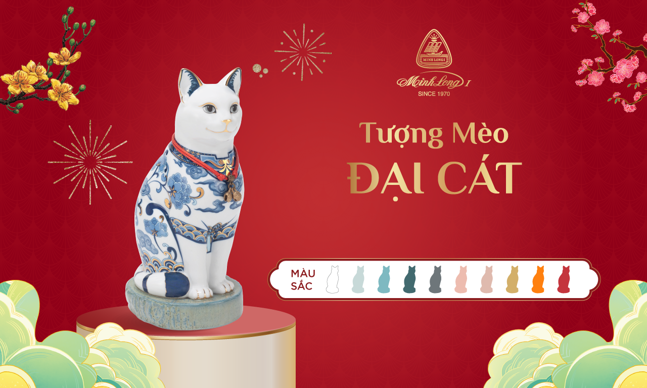 Tượng linh vật Tết 2023 mang phong thủy tốt lành, gửi trao điều may mắn