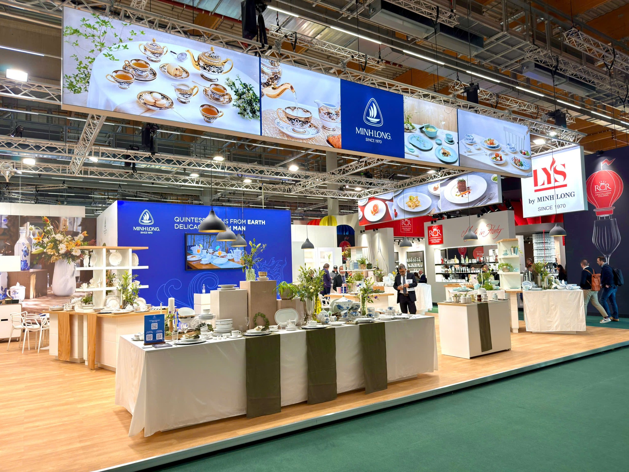 MINH LONG KHẲNG ĐỊNH VỊ THẾ GỐM SỨ VIỆT TẠI TRIỂN LÃM AMBIENTE FRANKFURT 2025