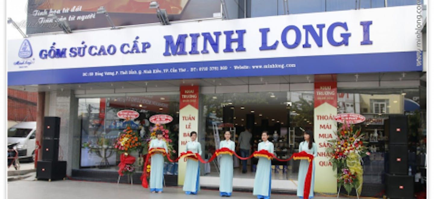 Minh Long khai trương Showroom tại Cần Thơ