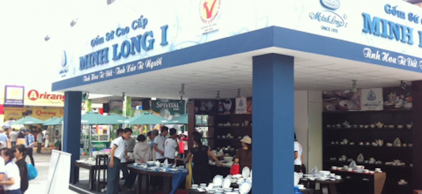 Minh Long tham gia Hội chợ Hàng Việt Nam chất lượng cao 2014 tại TPHCM