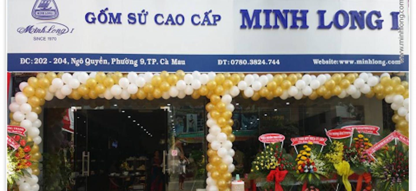 Minh Long khai trương đại lý tại Cà Mau