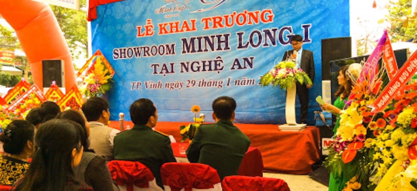Minh Long khai trương đại lý thứ 2 tại khu vực miền Trung