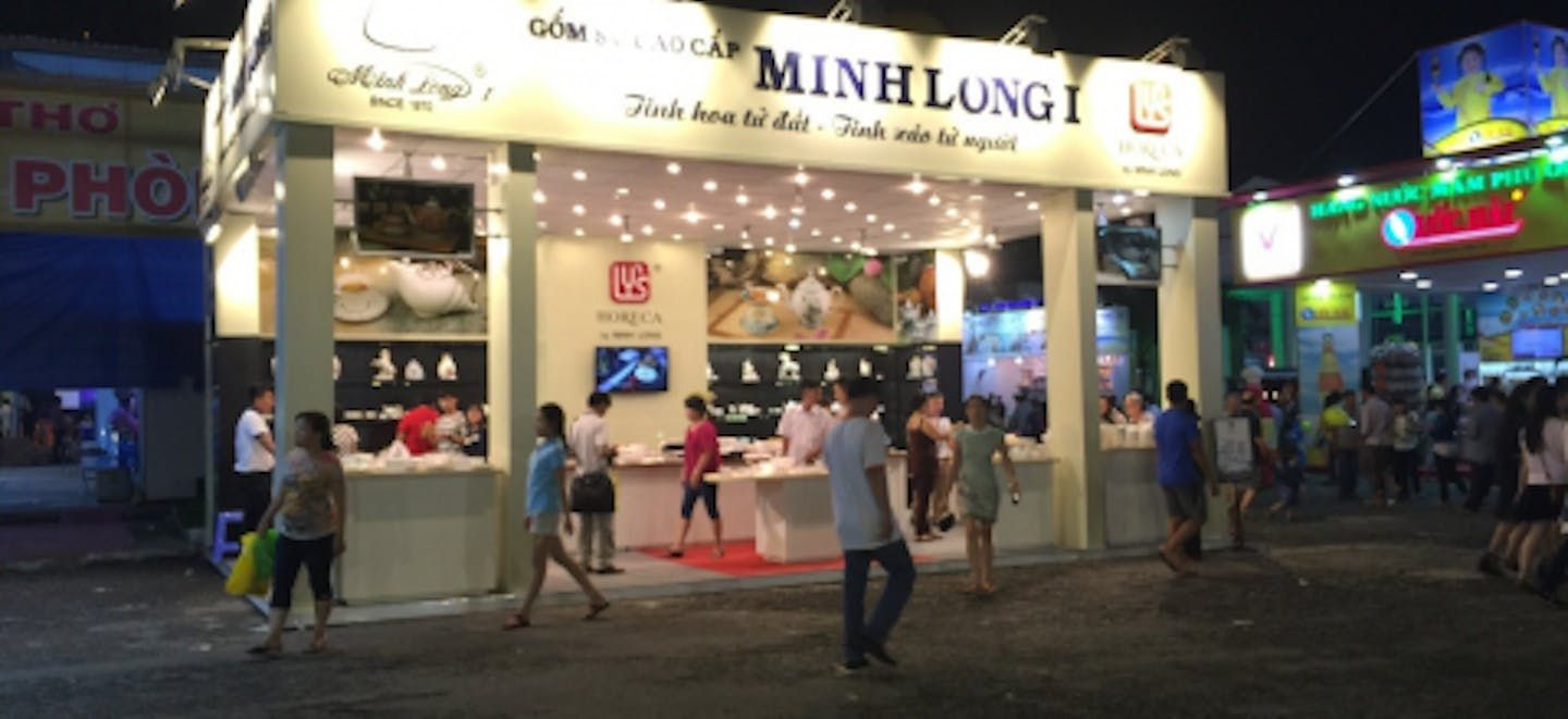 Minh Long tham gia Hội chợ hàng Việt Nam chất lượng cao 2015 tại Cần Thơ