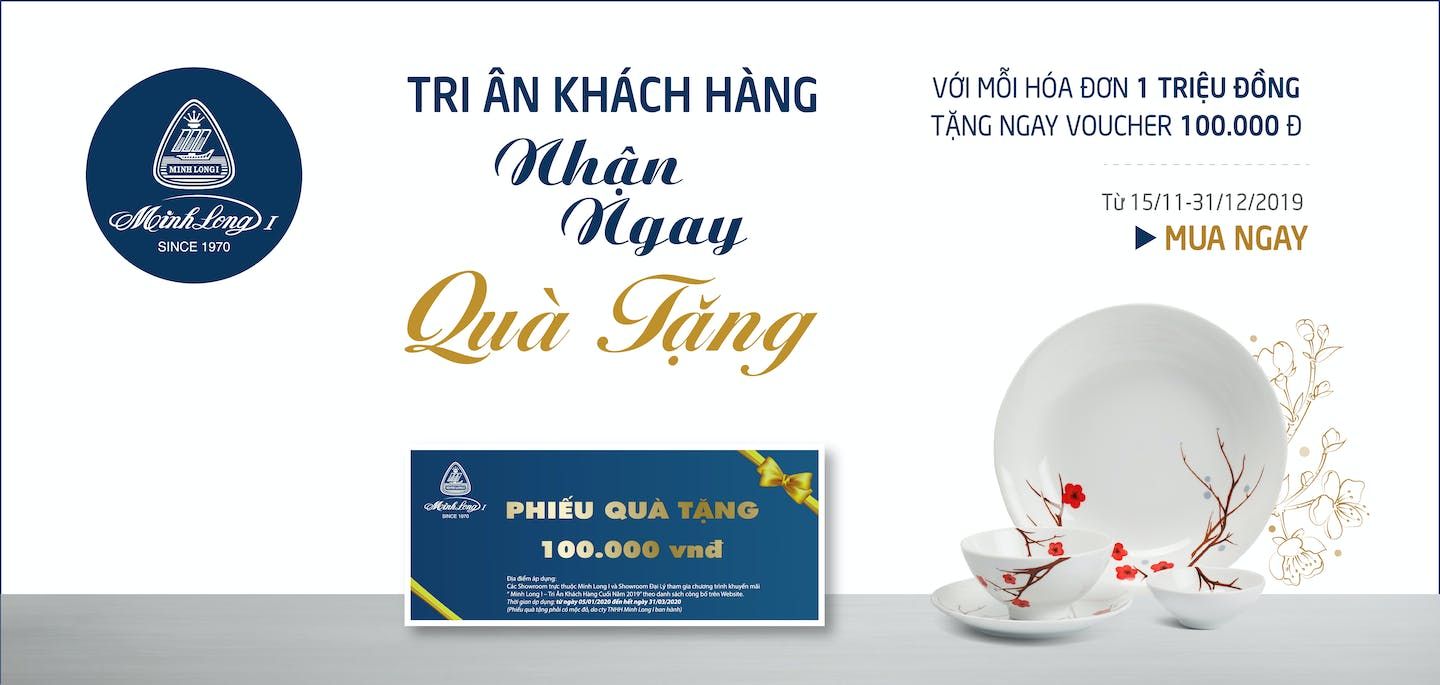Minh Long ưu đãi tri ân khách hàng năm 2019