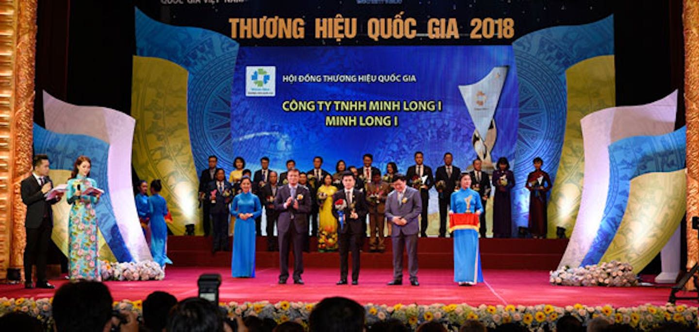 Minh Long lần thứ 6 liên tiếp đạt Thương hiệu Quốc gia