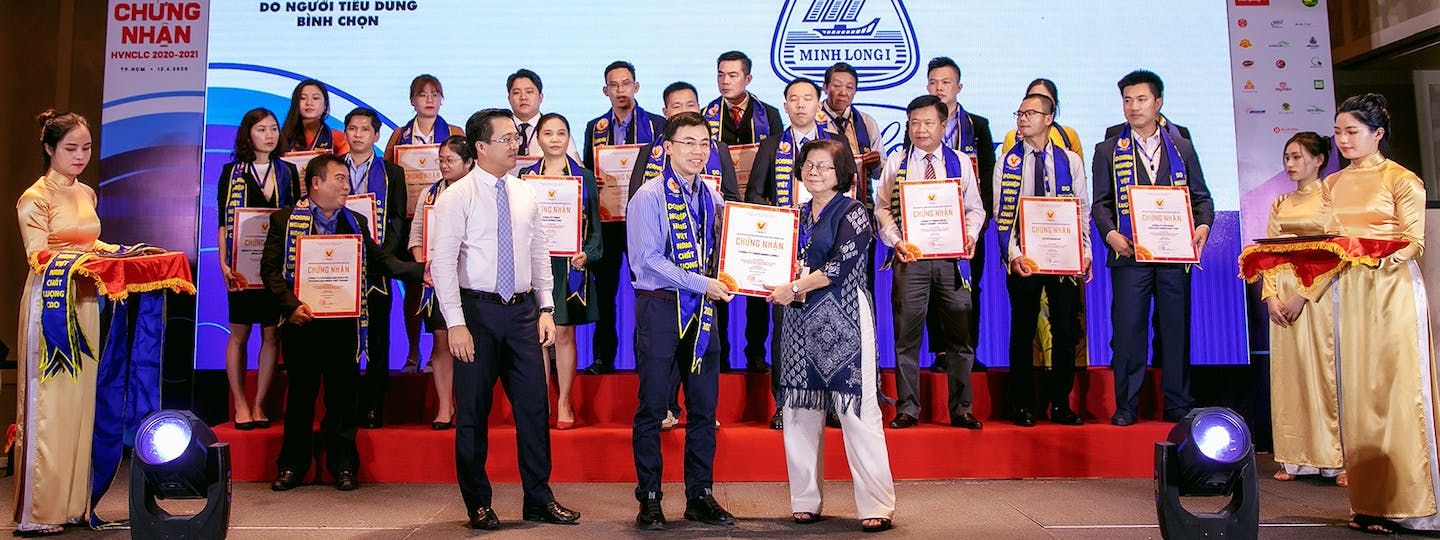 24 năm liên tiếp Minh Long đạt danh hiệu Hàng Việt Nam chất lượng cao