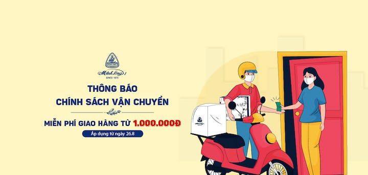 Thông báo chính sách phí vận chuyển mới đối với đơn hàng online