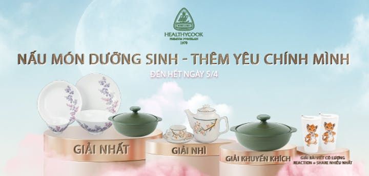 Cuộc thi: Nấu món dưỡng sinh, thêm yêu chính mình
