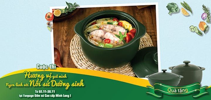 Cuộc thi “Hương vị quê mình – Ngon lành với nồi sứ dưỡng sinh”