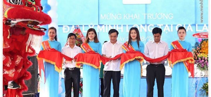 Minh Long khai trương đại lý tại Gia Lai