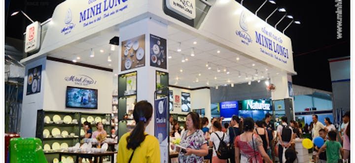 Minh Long tham gia Hội chợ hàng VN chất lượng cao 2017 tại Đà Nẵng