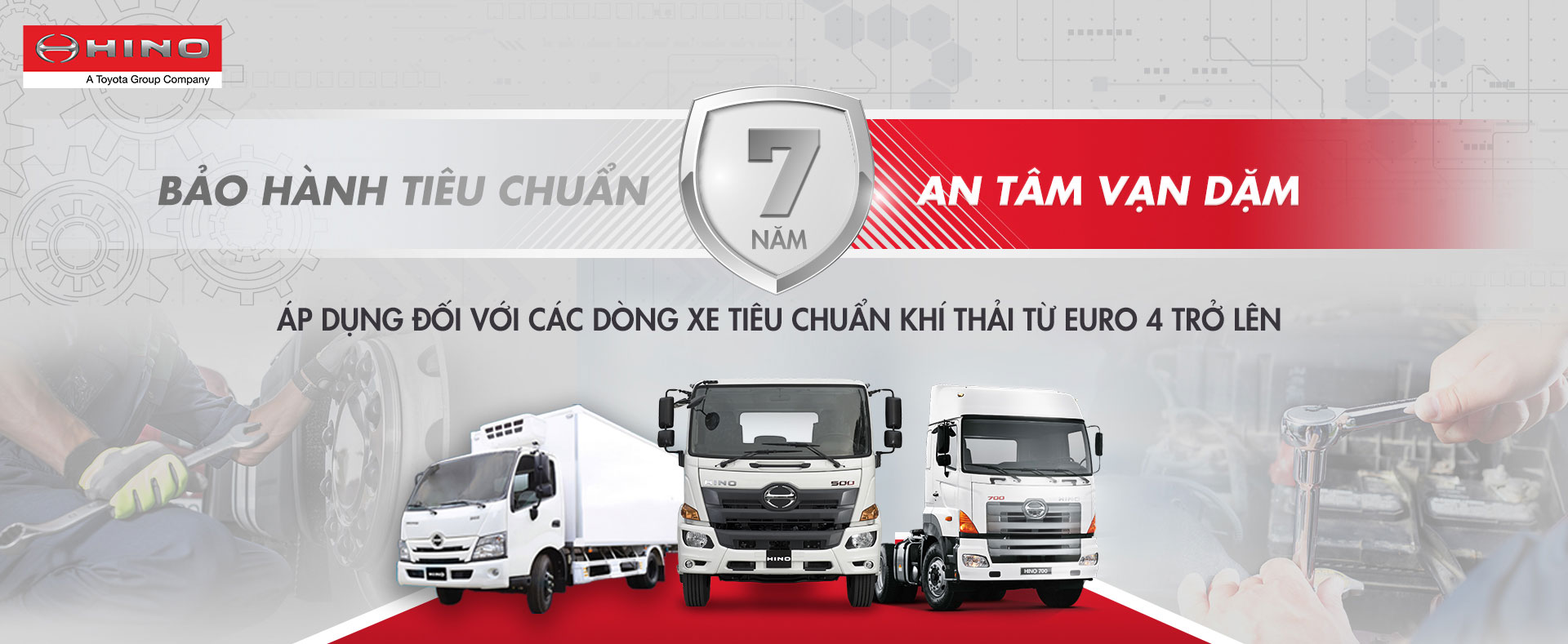 Chương Trình Bảo Hành Tiêu Chuẩn 7 Năm